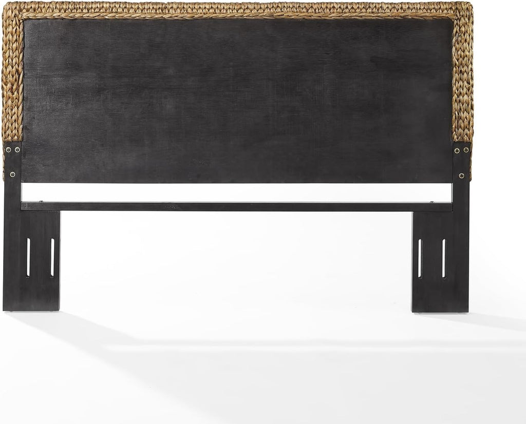 Mountain Lodge Handwoven Water Hyacinth Seagrass King Headboard