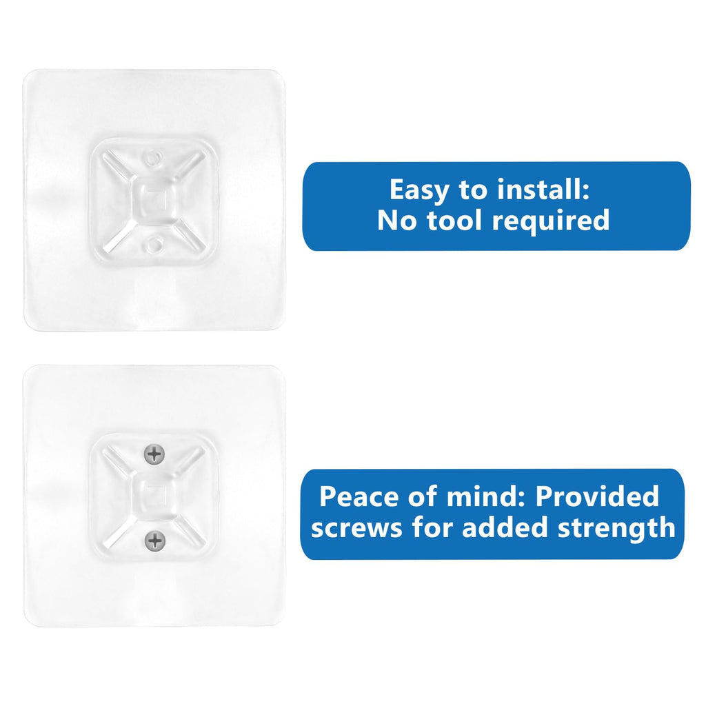 Adhesive Furniture Wall Anchors (10 Pairs 20 Packs), Anti Tip Furniture Safety Straps for Baby Proofing, Secure