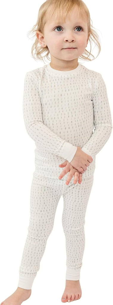 Toddler Pajamas, Modal 2 Piece Long Sleeve, Boys Girls, 2T (2 pack)