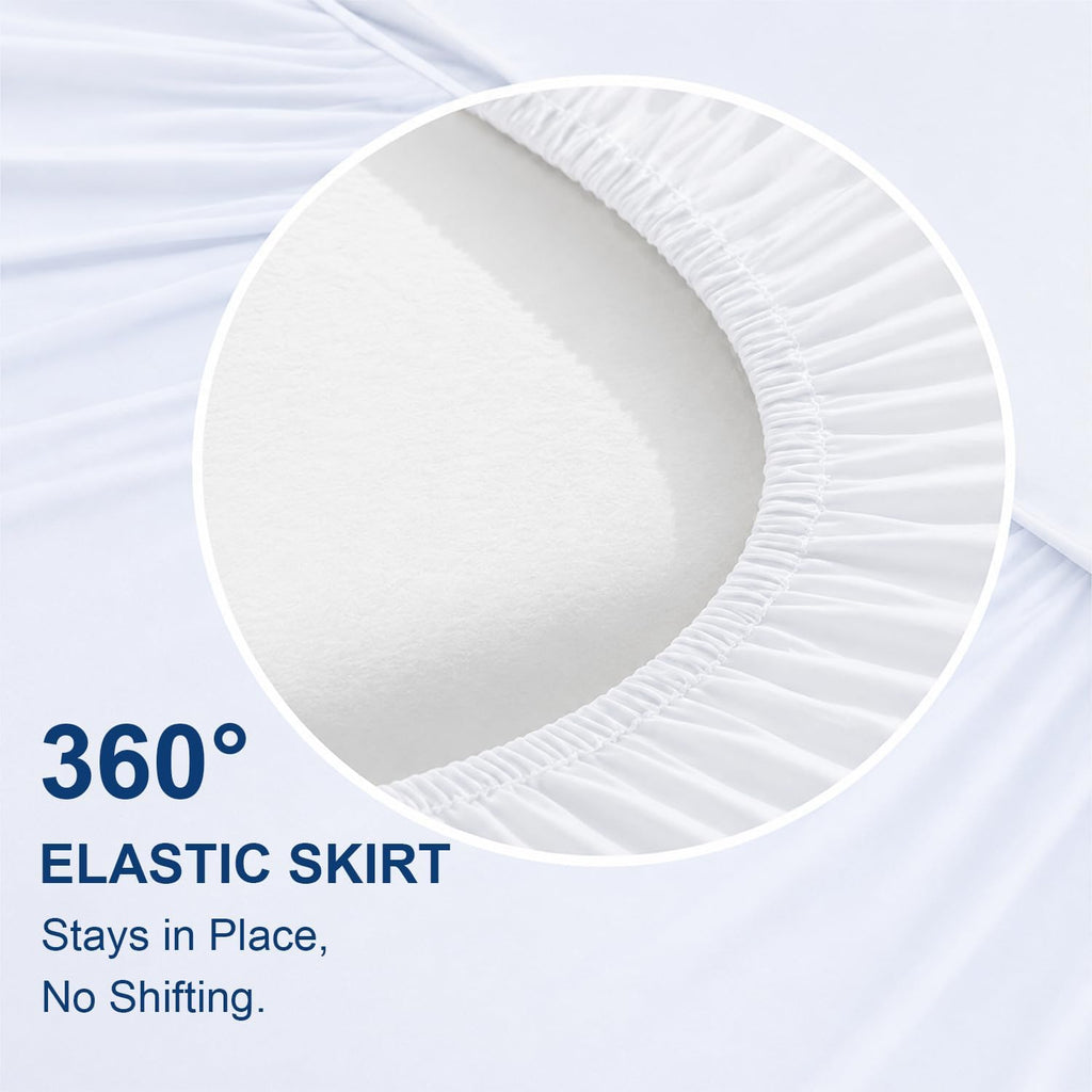 Queen Mattress Topper, Pillow Top Mattress Pad for Back Pain Relief | Cooling Bed Topper, Thick Mattress Cover, Deep