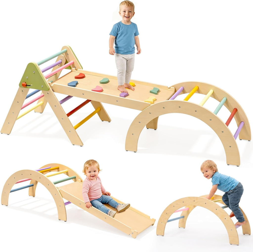 Triangle Set FoldableClimbing Toys for Toddlers 1-3