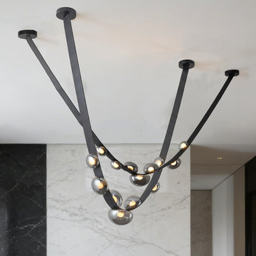 Chandeliers for high Ceilings Duplex Building Large Chandelier Living Room Villa Modern Minimalist Staircase