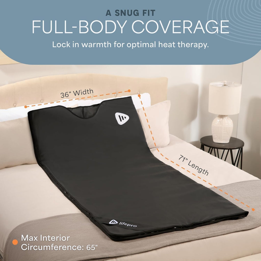 LifePro RejuvaWrap Infrared Sauna Blanket for Detox & Relaxation