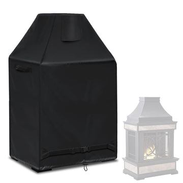 Outdoor Fireplace Cover 100% Waterproof - 37"W x 26"D x 56"H