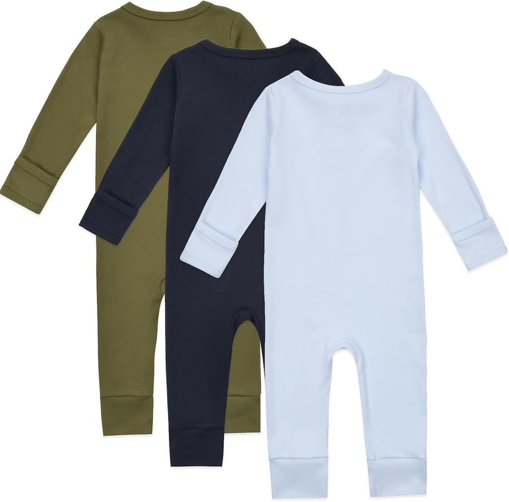 Cotton Footless Pajamas with Mitten