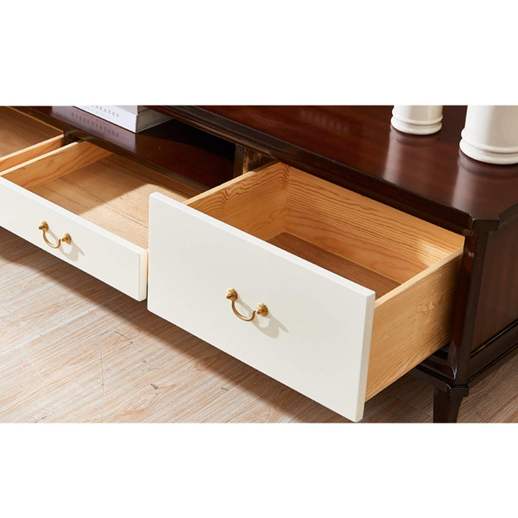4 Pack Traditional Bail Cabinet Hardware Handle Pull Antique Brass Drawer Pull, 3-3/20 Inch Hole Centers (80mm), Gold