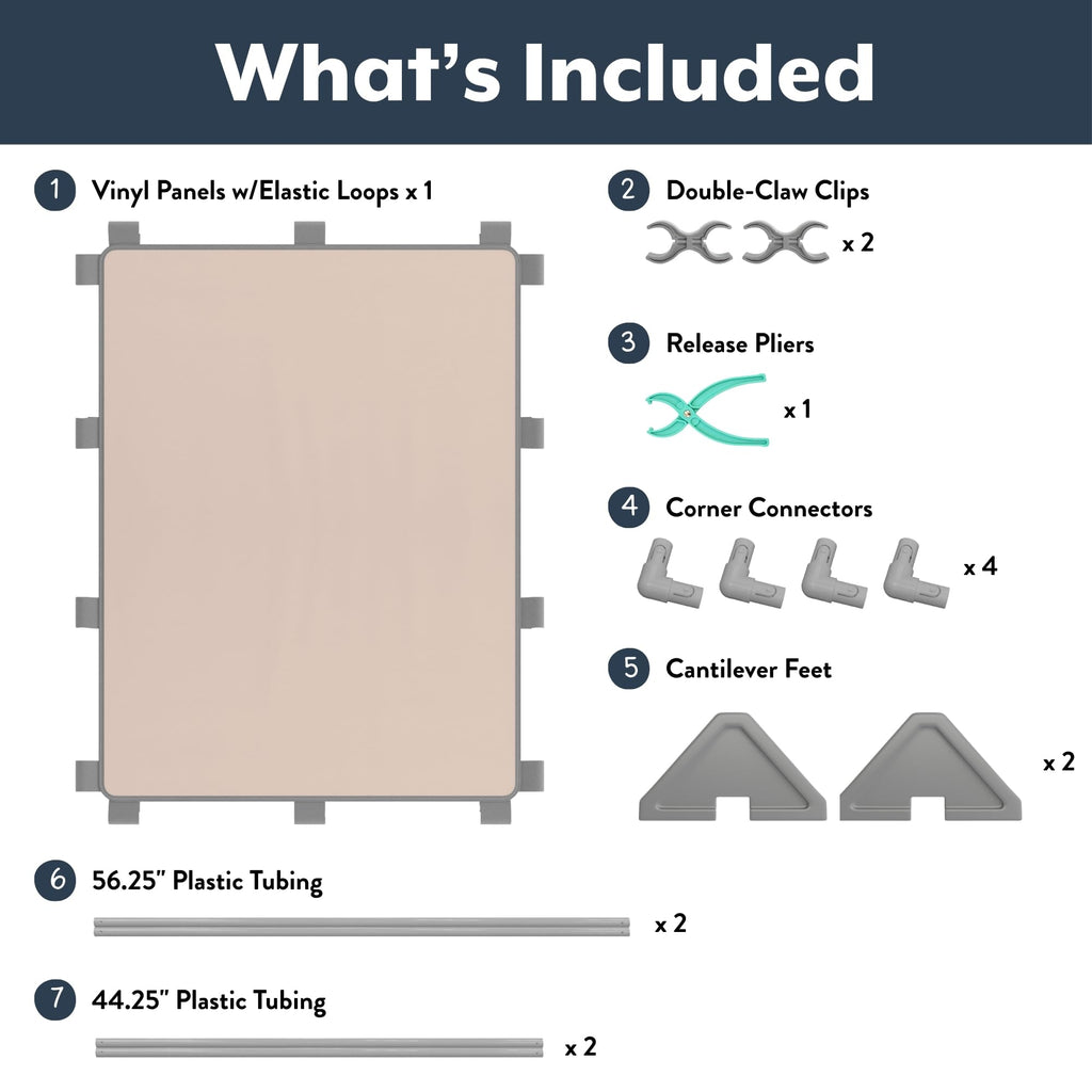 PlayPanel Room Divider 59.5" x 47.5", Sand