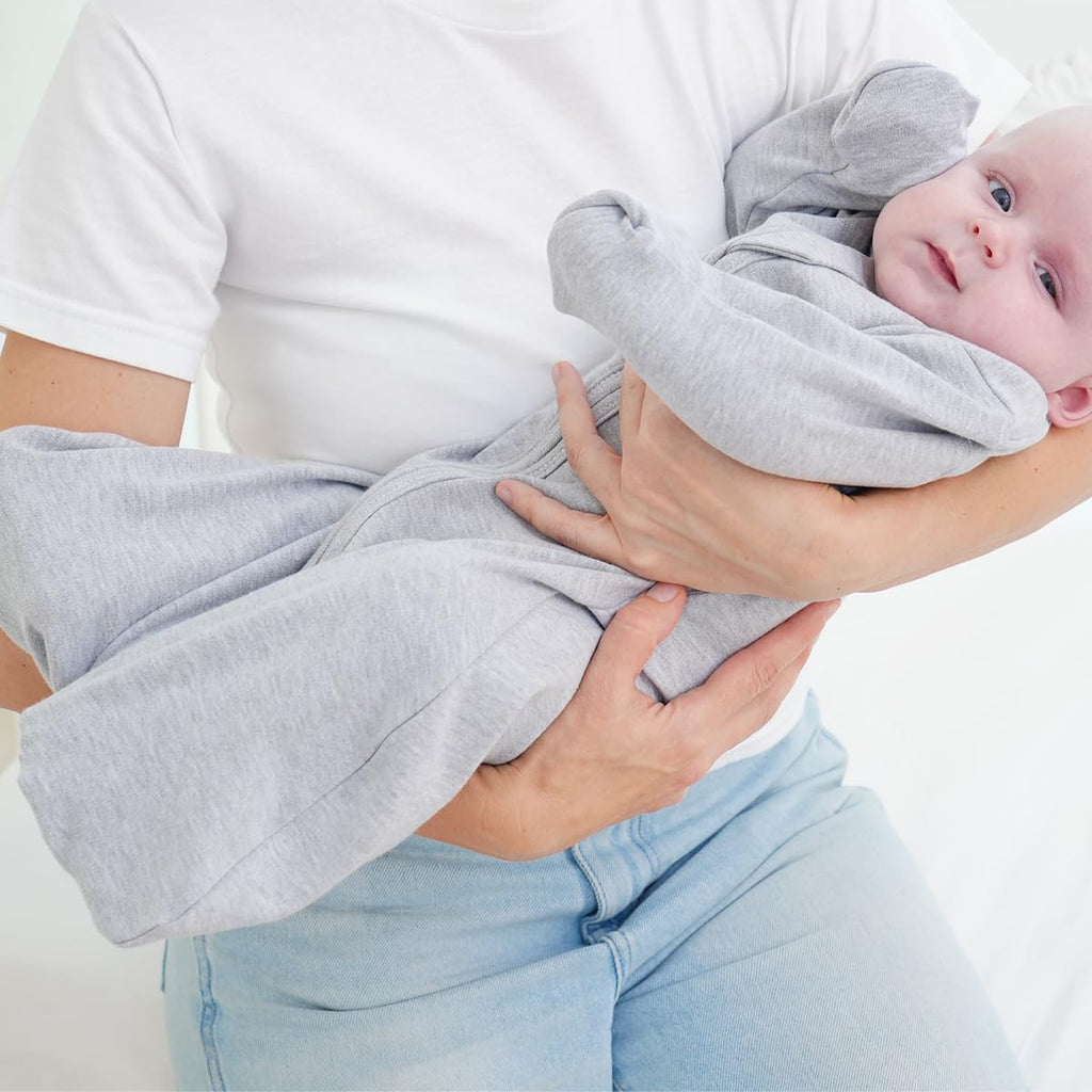 Transition Swaddle Baby Sleep Sack 3-6 Months, Newborn Sleep Swaddle Arms Up Swaddle with Mitten Cuffs, Pack Baby