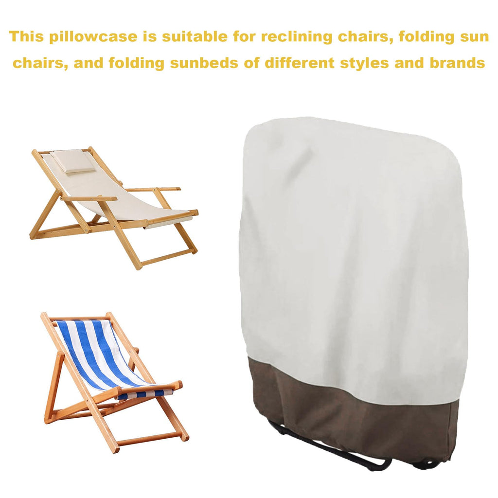 Oxford Waterproof UV Resistant Outdoor Zero Gravity Folding Chair Cover Waterproof Dustproof Lawn Patio