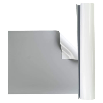 Vinyl Board Cover. Self Healing and Stain Resistant Gray/White Sheet, 42 inches by 10 Yard Roll