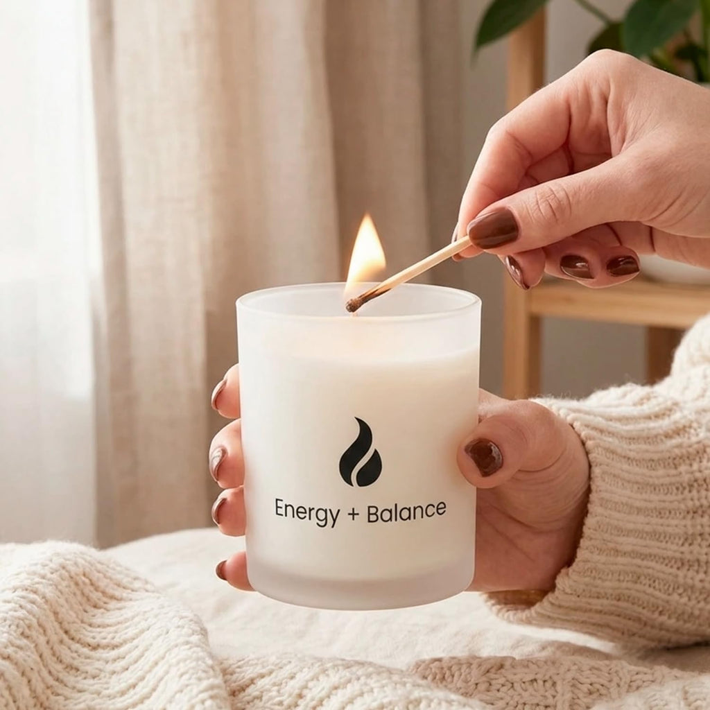 Cleansing Scented Candles | Sage & Palo Santo | Natural Non Toxic Soy Candles with Essential Oils | 50 H Long Burning