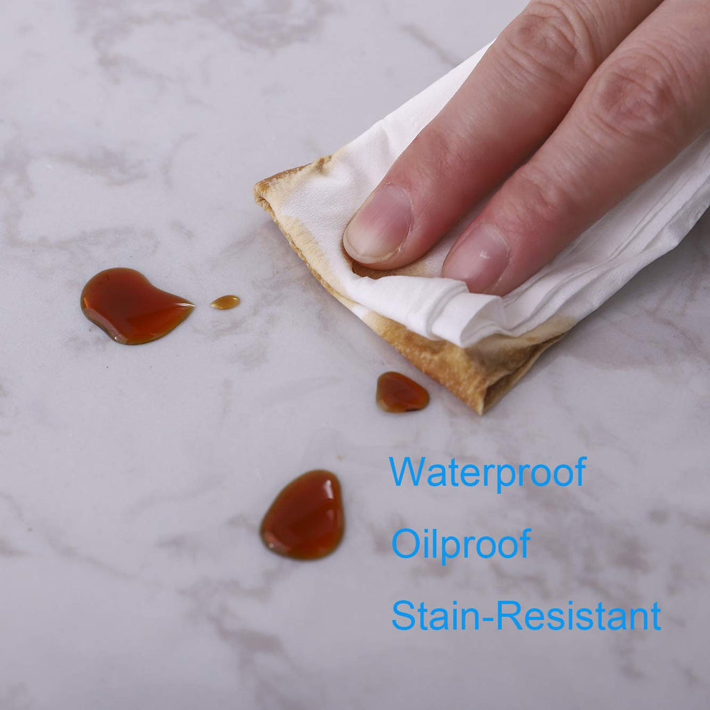 Clear Round Vinyl Fitted Tablecloth Waterproof Oilcloth Heavy Duty Elasticized Table Cover Elastic Edge Design