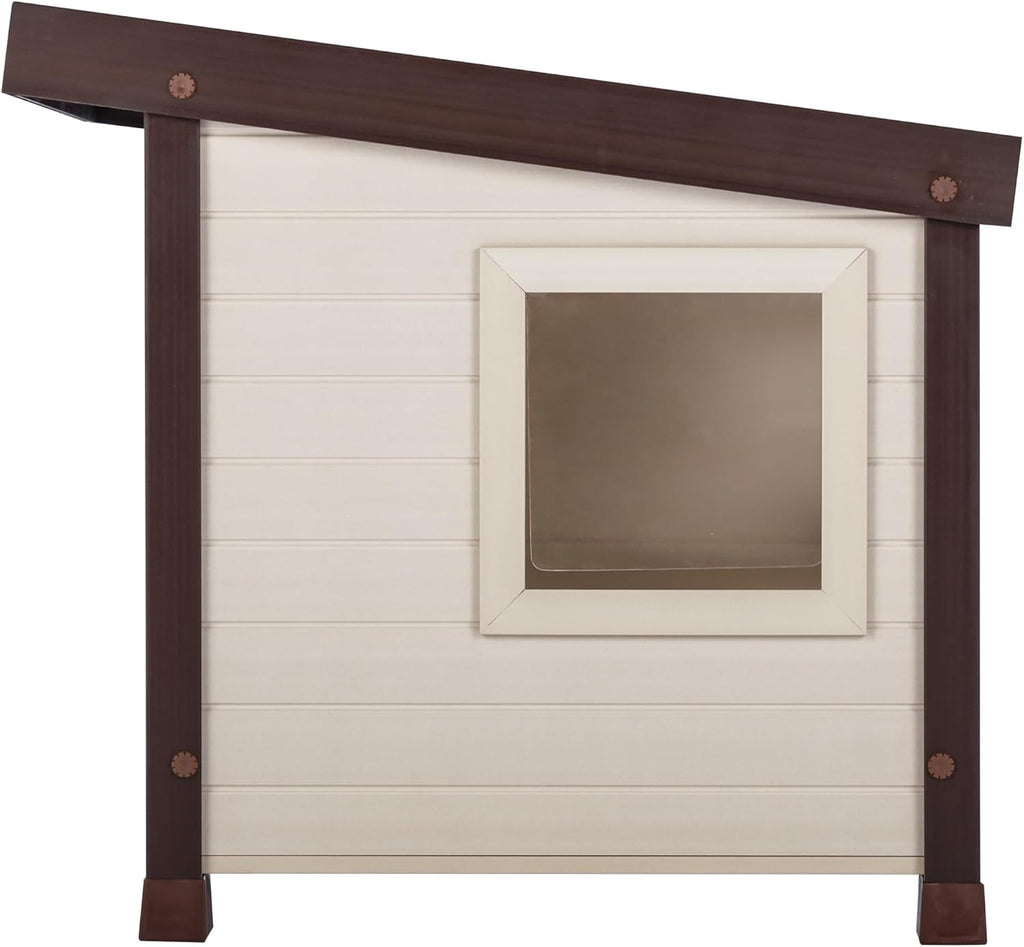 Albany Outdoor Cat House, Maple/Brown