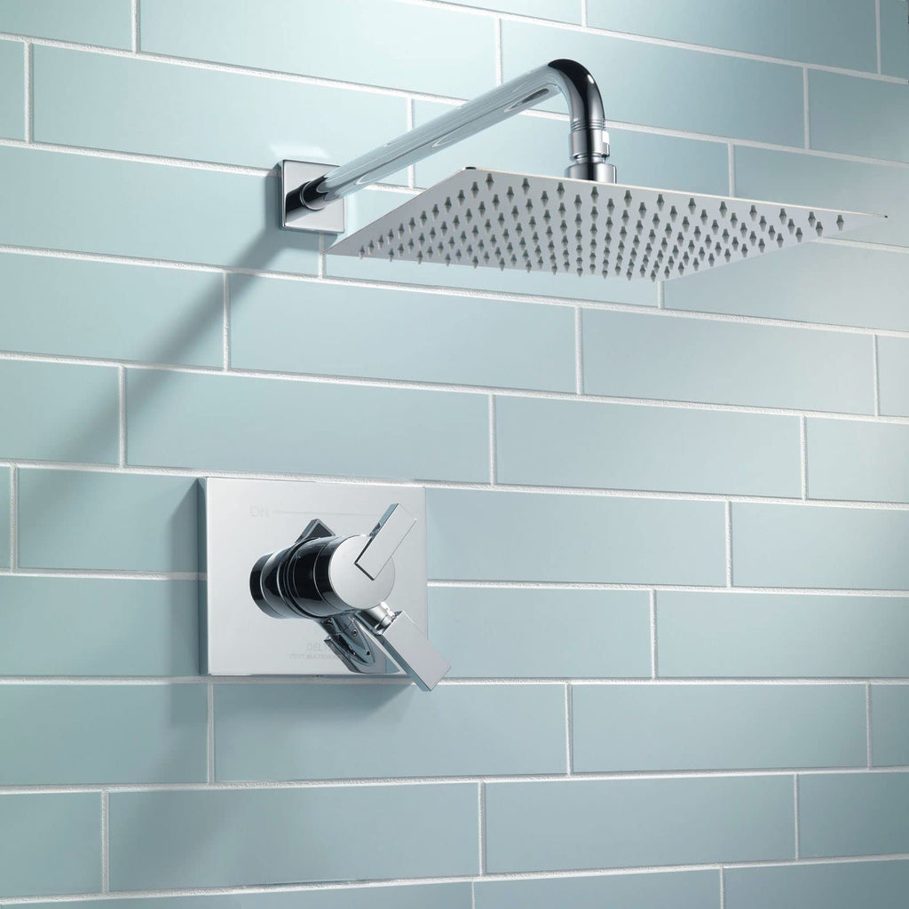 Oversize Rain Shower Head - High Flow Square Rainfall Showerhead - Waterfall Full Body Coverage - Universal Ceiling
