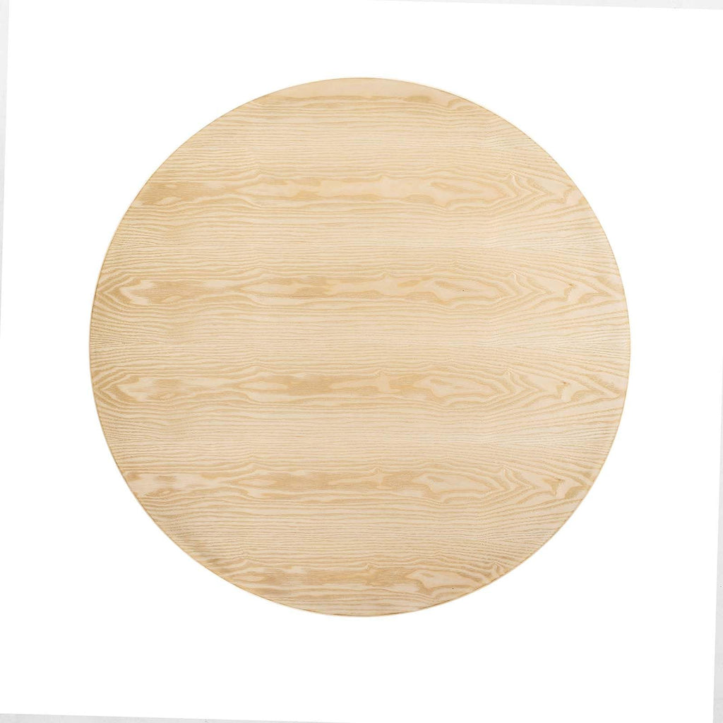 Lippa Dining Table, 48", White Natural