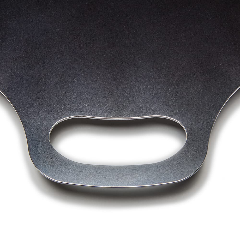 Campfire Griddle and Fire Bowl, Steel with 3 Removable Legs for Outdoor Campfire Cooking, Grilling and Frying or