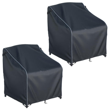 2-Pack Adirondack Chair Cover, Waterproof Patio Cover, 32Wx35Dx36H