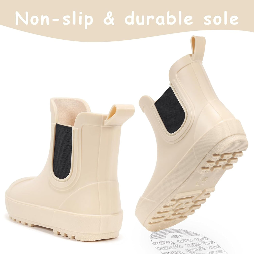Kids Waterproof Chelsea Rain Boots