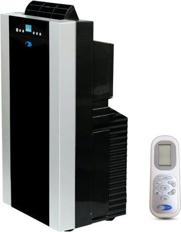 Portable Air Conditioner 14,000 BTU & Heater with Dual Hose Dehumidifier & Cooling Fan for 500 Sq Ft Rooms