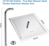 Square Rain Shower Head With Extension Arm