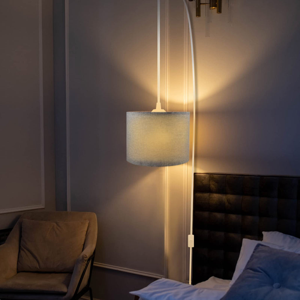 15FT Plug in Pendant Light with Switch, Hanging Lamp with Plug in Cord, Hanging Light Pendant Lamp with Remote