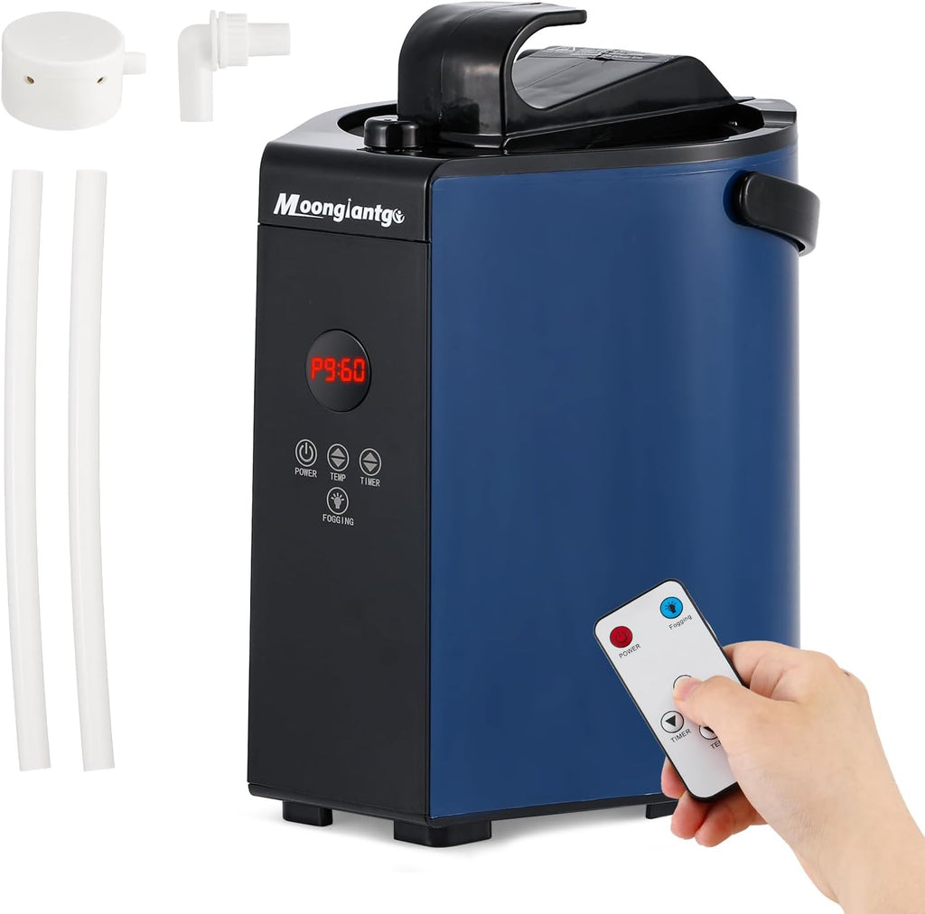 Moongiantgo Portable Sauna Steamer, 3L Locking Steamer Machine with Remote Control