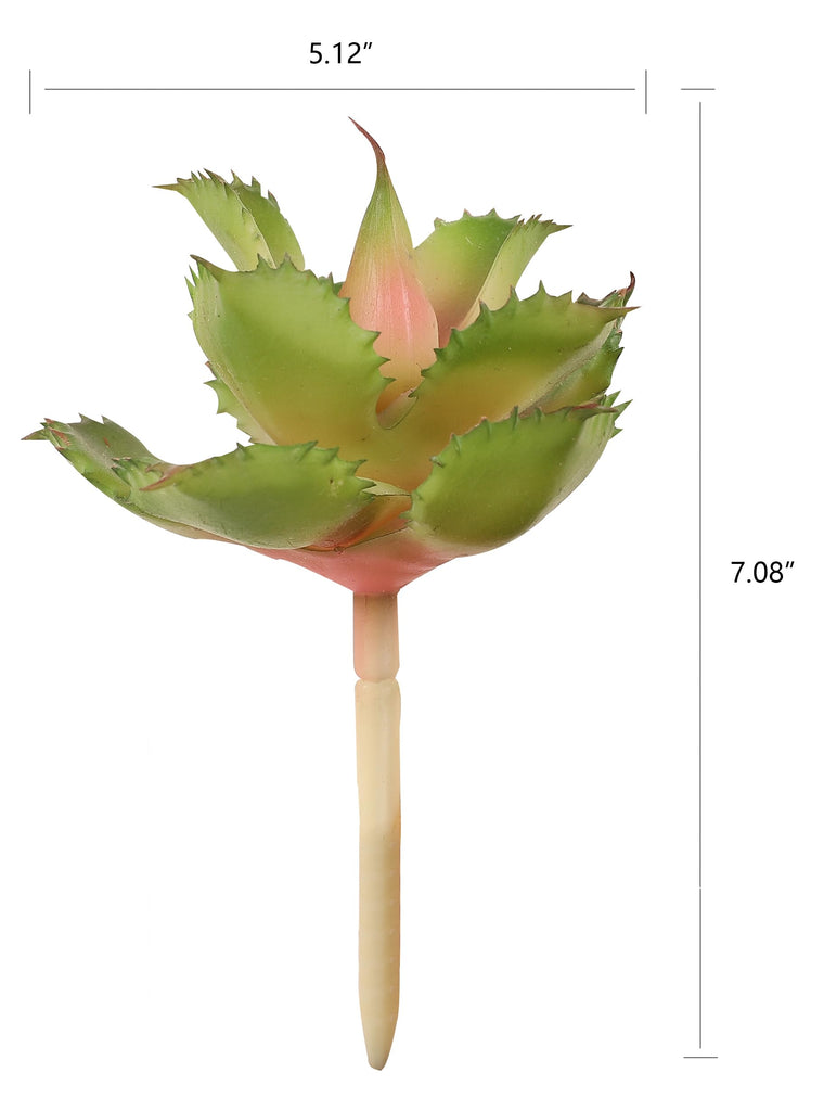Artificial Fake Succulent Plant 7.08 Inch(Pink)