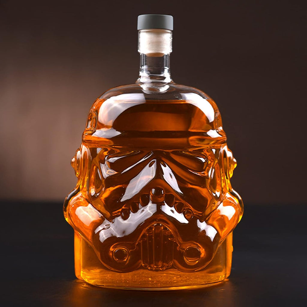 Whiskey Decanter, Liquor Bottle and Stopper, for Husband Or Men Dad Birthday, Father's Day Whiskey Carafe for Wine