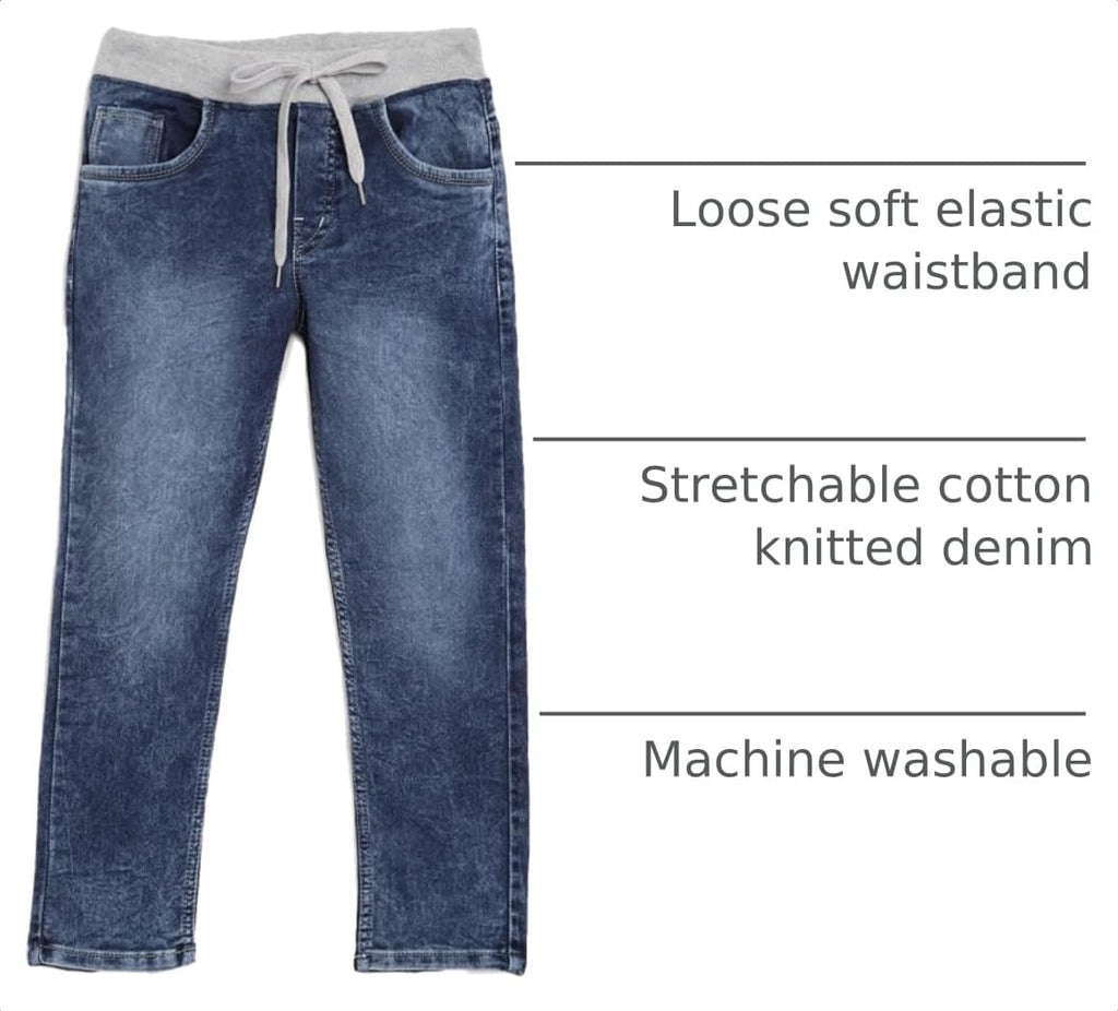 Boys Jeans - Regular-Slim Fit Stretch Denim Ideal for School, Casual Wear & Parties - Comfortable Sizes US