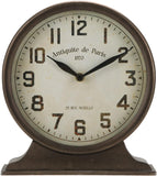 HOME Antique Mantel Clock, Battery Operated Decorative Desk Table Clock for Home, Office, Living Room, Bed Room