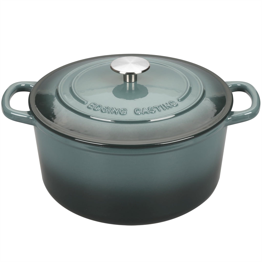 Enameled Cast Iron Dutch Oven with Sourdough Bread Baking Kit, Bread Dutch Oven with Lid, Includes Proofing Basket &