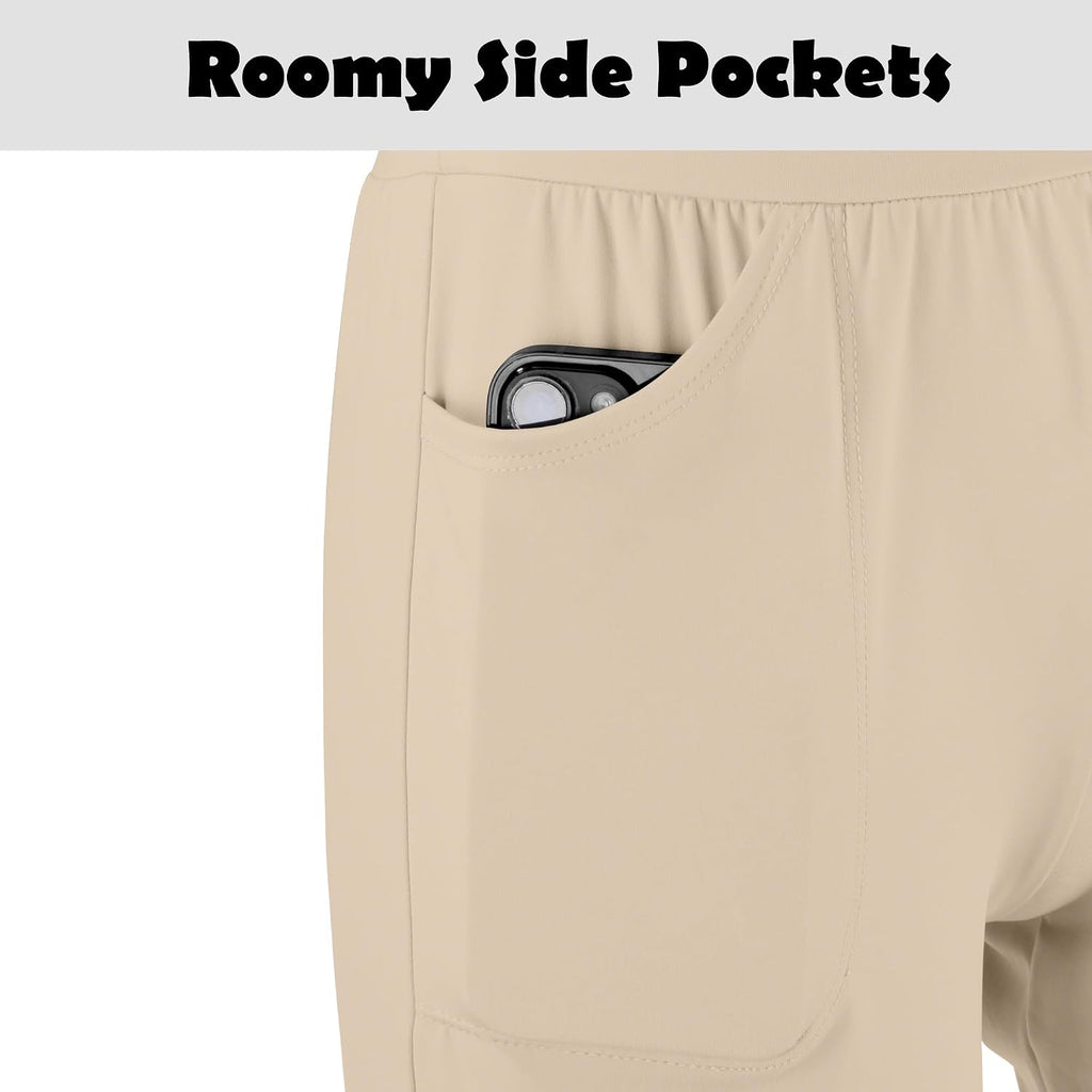 Pack Girls Joggers with Pockets, High Waisted Athletic Pants