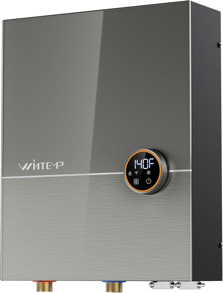 27kW Tankless Water Heater Electric 240V, Whole House On Demand Hot Water, Automatically Maintains Water Temperature