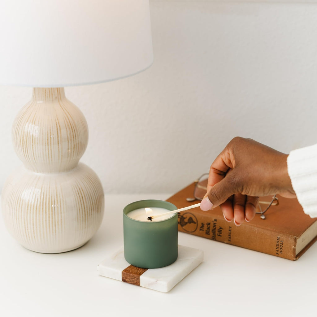 Dignity Series Evergreen & Eucalyptus Bourbon Scented Candle