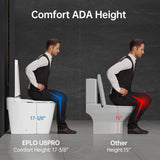 EPLO Smart Toilet Bidet with Tank Built In,Auto Open Close Lid,ADA Comfort Height,Dual Auto Flush,1000 Gram MaP