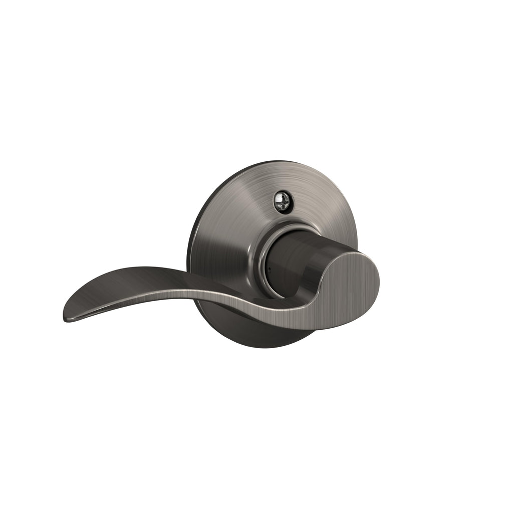 Accent Hall/Closet Passage Door Handle, Reversible, Antique Pewter