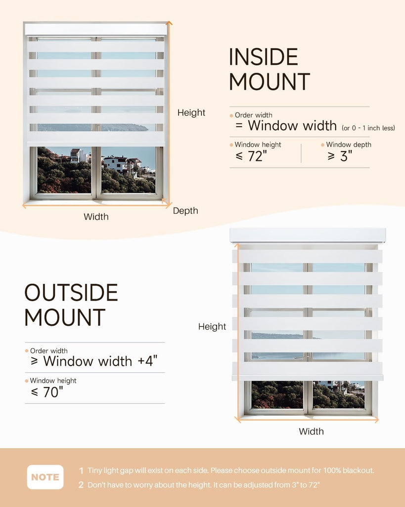 Smart Zebra Blinds for Windows, Alexa Motorized Blinds with Remote Control, Automatic Electric Power Zebra Shades for