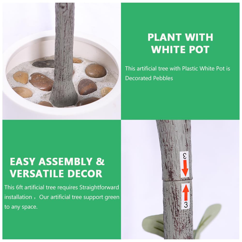 Artificial Eucalyptus Tree, 6FT