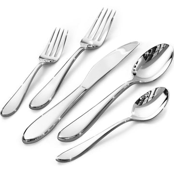 20-Piece Silverware Set for 4, 18/10 Stainless Steel