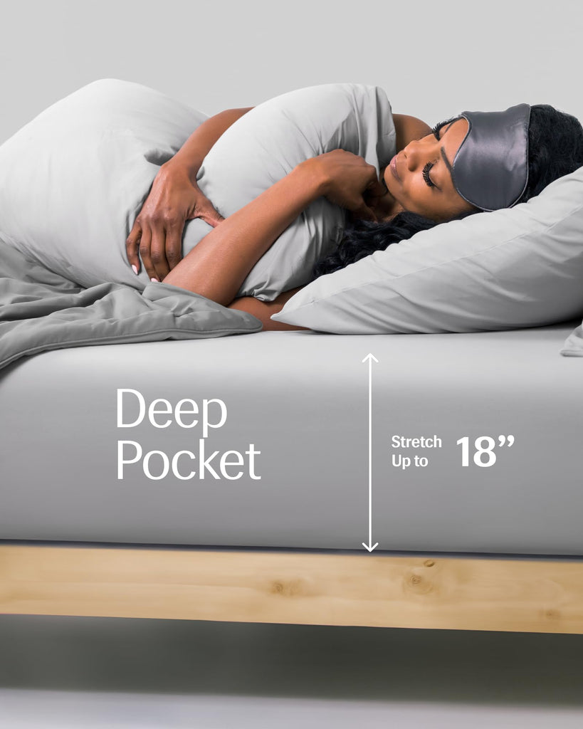 Evercool+ Cooling Fitted Sheet for Hot Sleepers, Queen