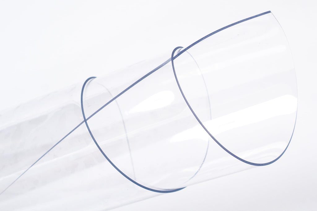 Flexa Clear Vinyl, 30 Gauge, 54in, 5 Yards, Waterproof Roll