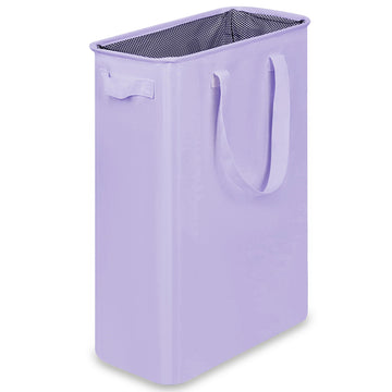 Slim Laundry Hamper Narrow Laundry Basket with Handles