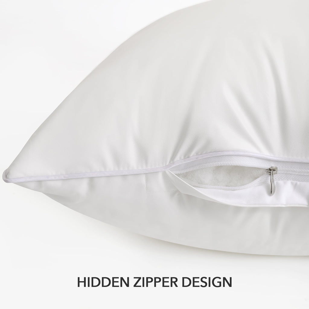 Waterproof Outdoor Lumbar Pillow Inserts 12 x 20 Set of 2
