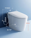 HR-T30 Non-Electric Bidet Toilet, Tankless Toilet with ADA Chair Height, 1.0GPF and Powerful Flush