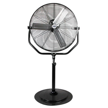 Industrial 30" Pedestal Fan, Powerful Heavy Duty Commercial Fan for Warehouses, Factories, and Large Spaces