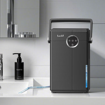 Small Dehumidifier with Drain Hose, Portable Dehumidifier for Bathroom