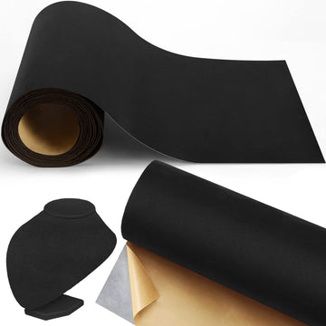 Self Adhesive Velvet Fabric 15.7 x 1.98 Inch DIY Velvet Drawer Liner Adhesive Back Felt Sheets for Jewelry Drawer