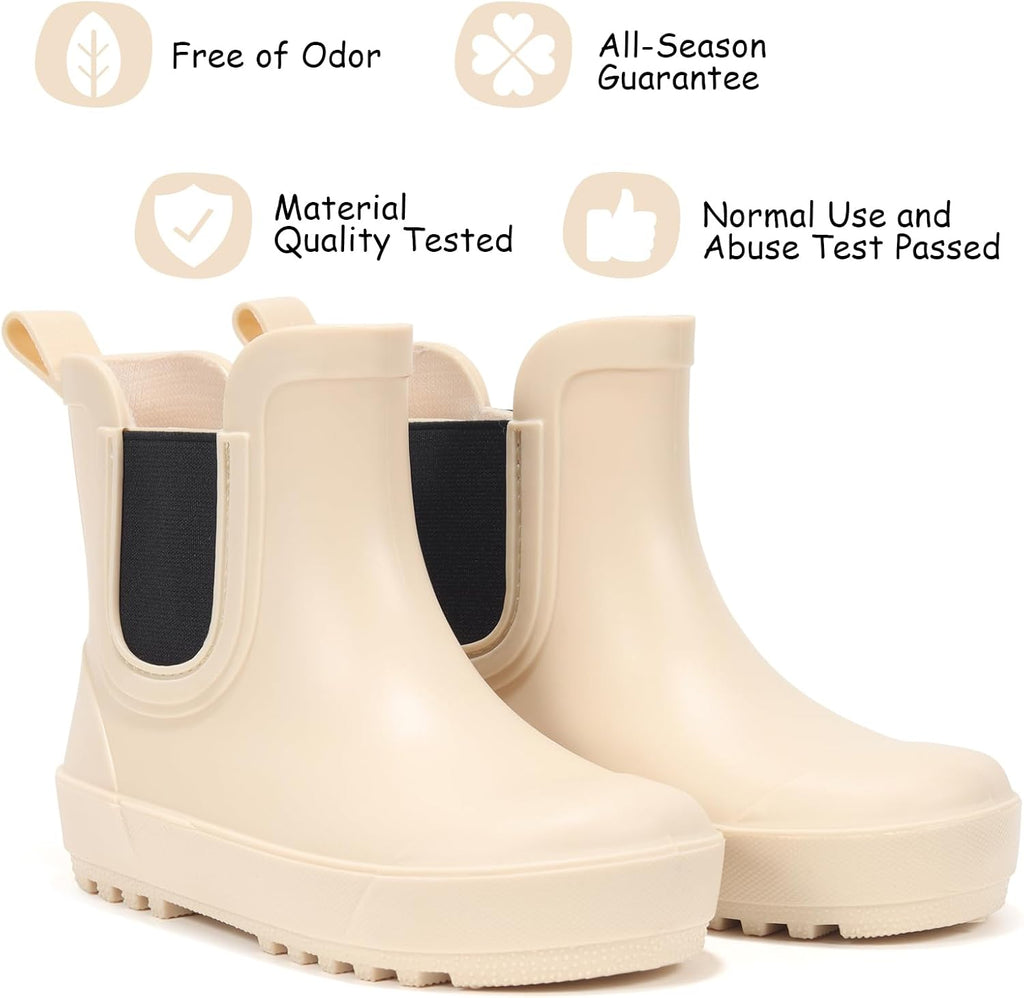 Kids Waterproof Chelsea Rain Boots
