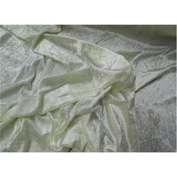 Velvet Crushed Panne Velour Backdrop Stretch Fabric (Banana)