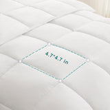 King Duvet Insert Comforter,100% Cotton Shell